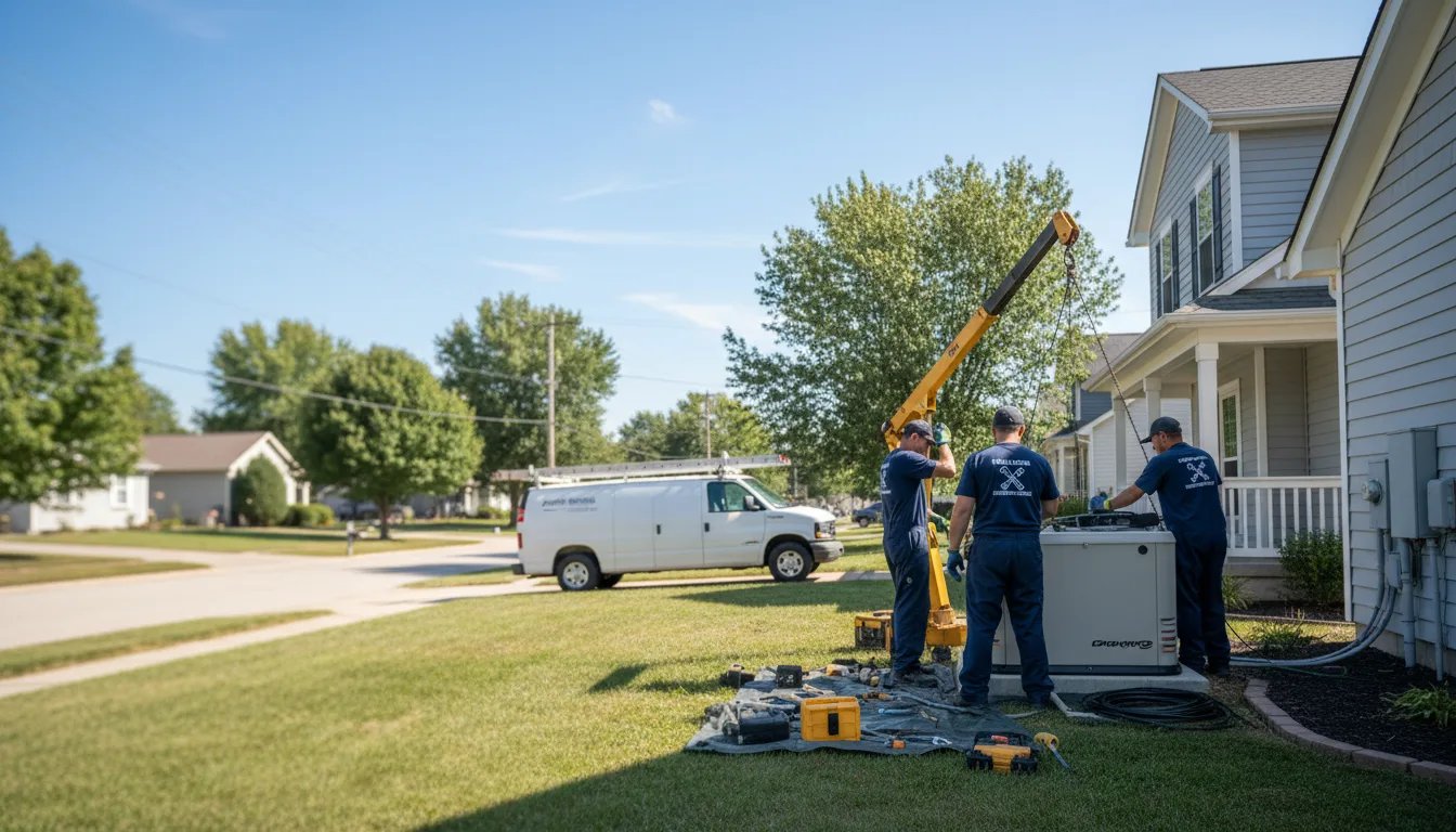 Generator Installation in Monroe Center, IL near me